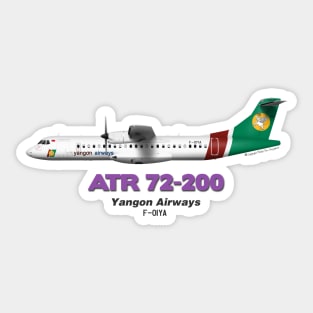 Avions de Transport Régional 72-200 - Yangon Airways Sticker